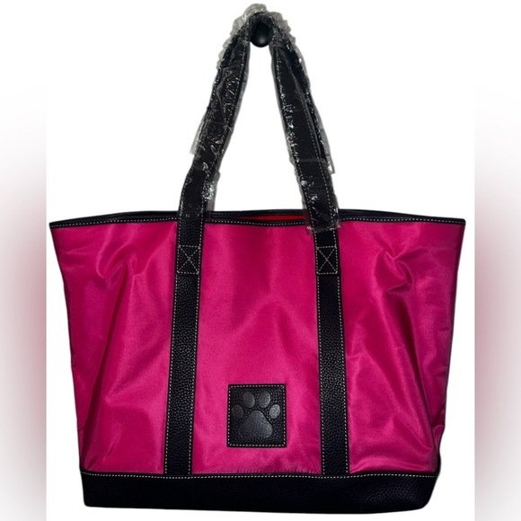 NWT Dooney & Bourke Nylon Paw Print Tote & New York Yankees Logo - Picture 1 of 16